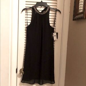 NWT By & By Formal dress. Beautiful rhinestone and beaded neckline.